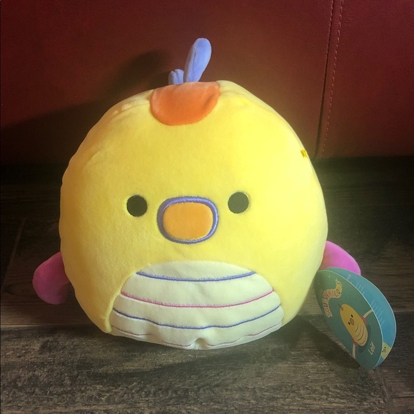 Squishmallows Yellow Bird Plush Toy - LEIF - Picture 1 of 4